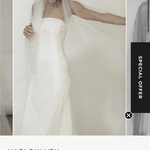 Elegant White Bridal Veil